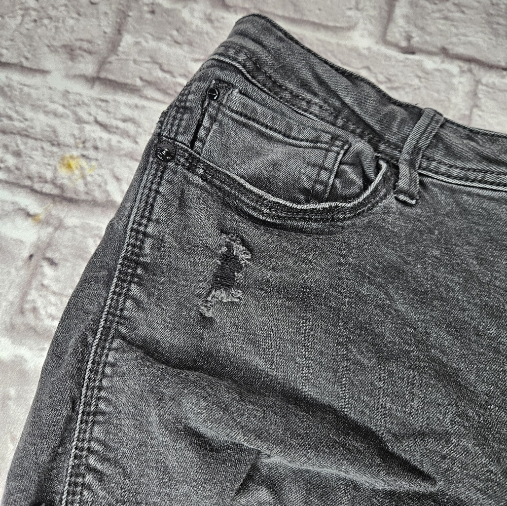 Seven7 Legging Shorts Black Jean Size 14 Womens - Picture 13 of 15